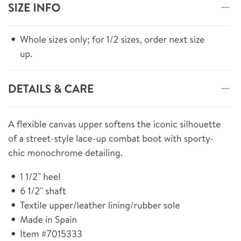 ⭐NWB⭐Free People - Camp Out Canvas Combat Boot size 39 - Picture 7 of 14